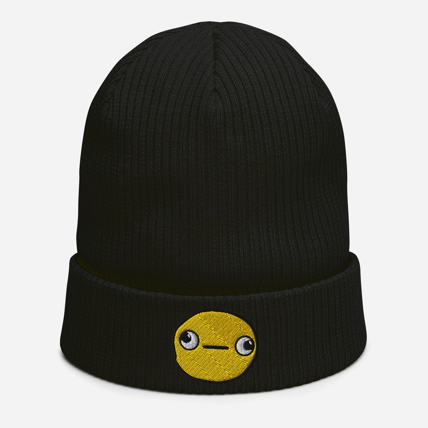 MrPanface Organic ribbed beanie
