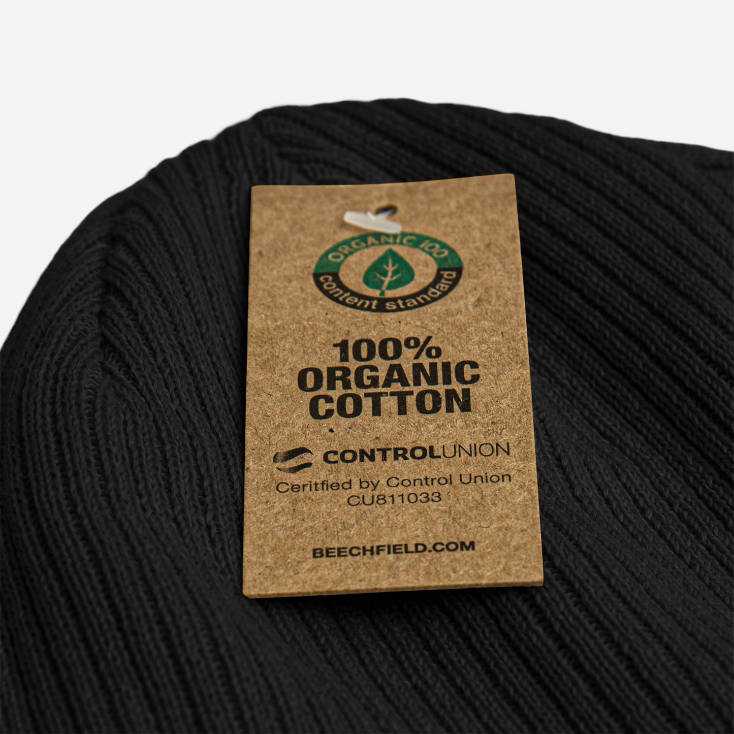 MrPanface Organic ribbed beanie