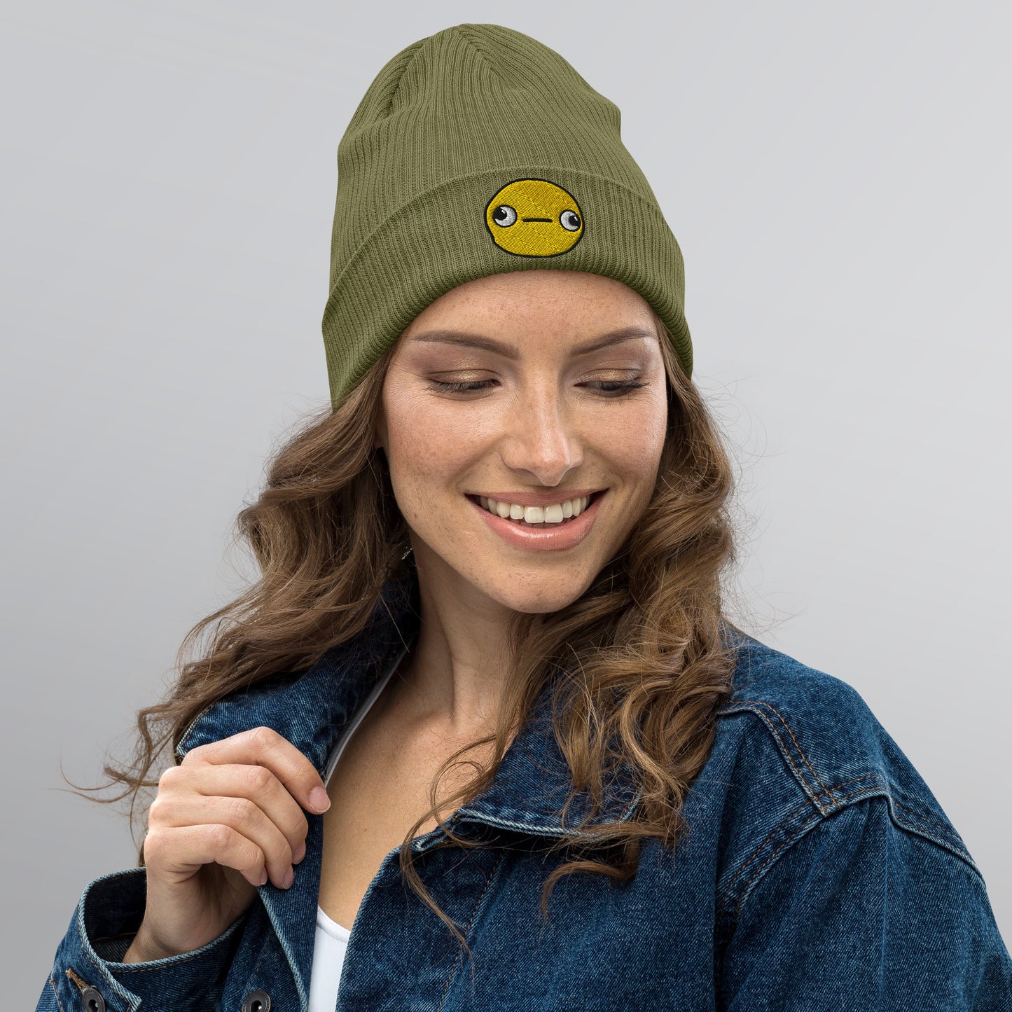 MrPanface Organic ribbed beanie